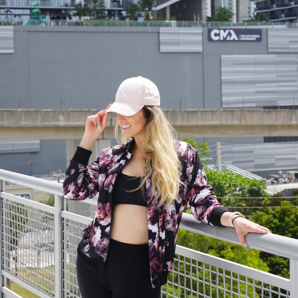 Victoria Secret French Terry Bomber Jacket